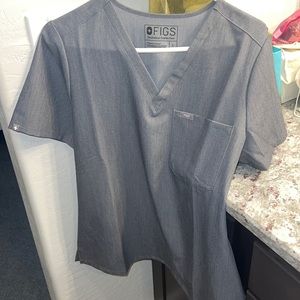 Figs heather gray large NWOT